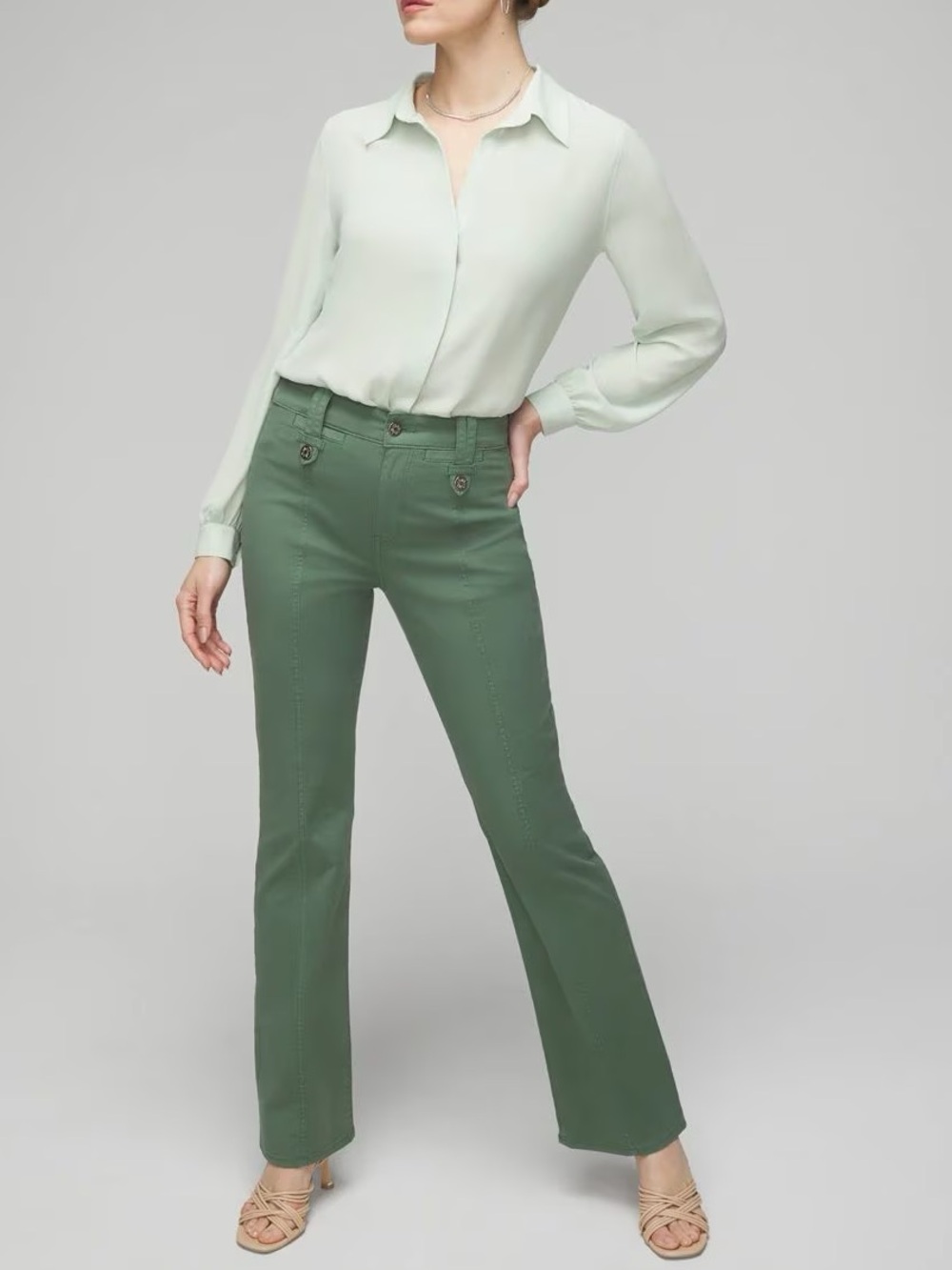 NWT WHBM High-Rise Bootcut Pant (14R)